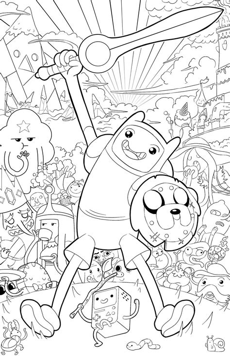 Adventure Time Coloring Pages Marceline Free Printable Templates