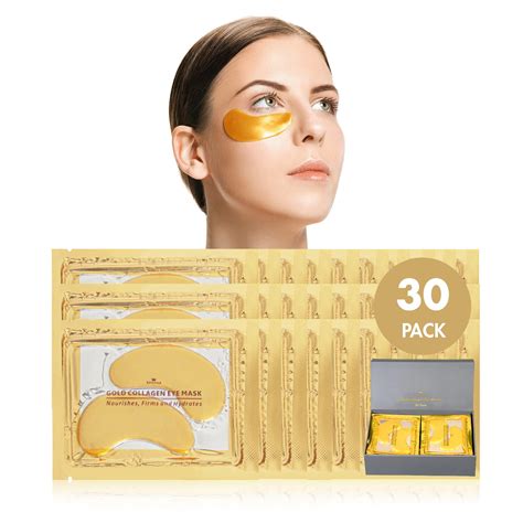 Revitale 24k Gold Under Eye Patches Hydrating Collagen Gel Mask For