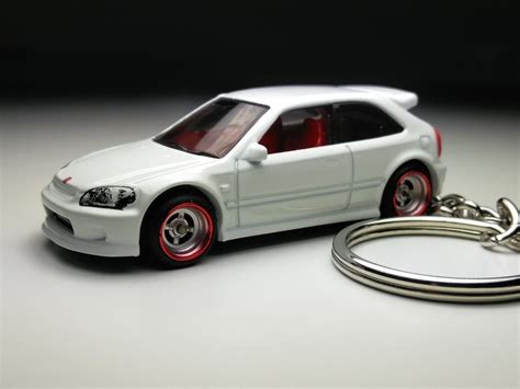 Honda Civic EK9 Hot Wheels Keychain Etsy