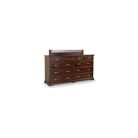 Elegance 9 Drawer Double Dresser By Daniels Amish Collection 35 3559 10 Fin16 Wright