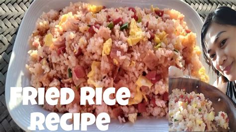 Easy Fried Rice Recipe By Kusina Ni Mommy Bebe Youtube