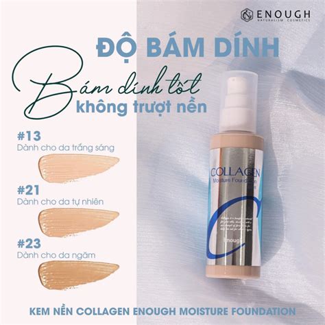 Kem N N Enough Collagen Moisture Foundation Spf Lam Th O Cosmetics