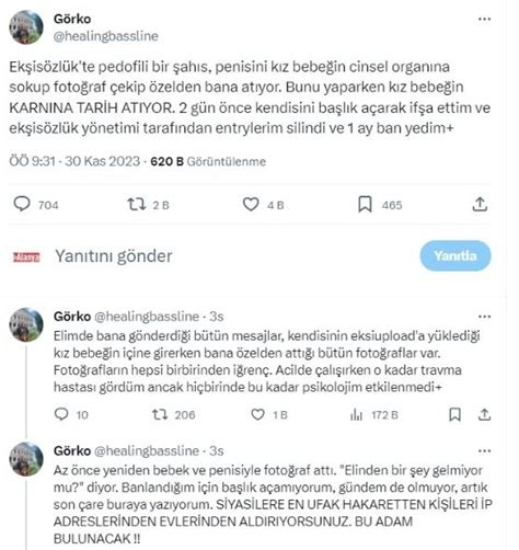 Ekşi Sözlük te iğrenç pedofili Bebeğe yaptıklarını çekip özellerden