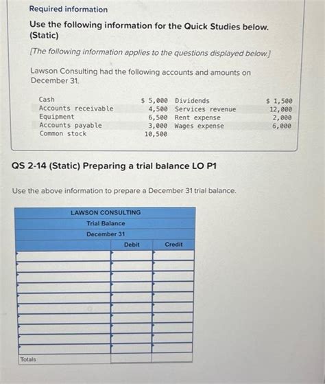 Solved Required Information Use The Following Informatio