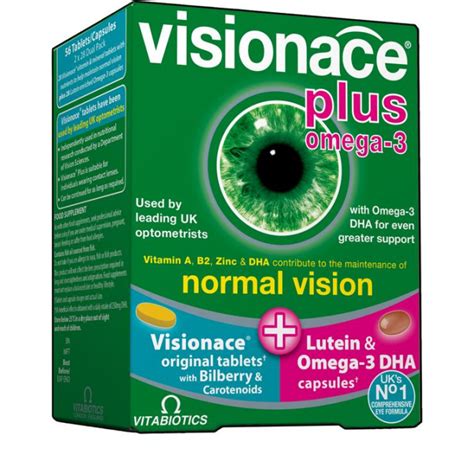 Vitabiotics Visionace Plus Tbs Caps Vitamins From Pharmeden Uk