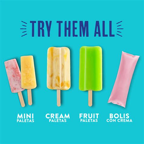 Helados Mexico Mini Premium Ice Cream Bars Variety Pack Gluten Free