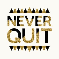 Don T Quit Do It Motivational Poster Font Design Vector Image