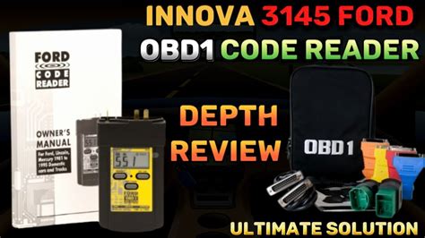 INNOVA 3145 Ford Digital OBD1 Code Reader The Ultimate Review YouTube