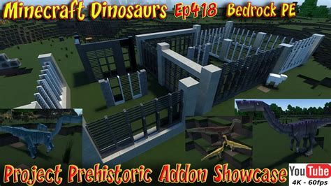 Project Prehistoric Addon By Hipman Beta Showcase 4K 60FPS Minecraft