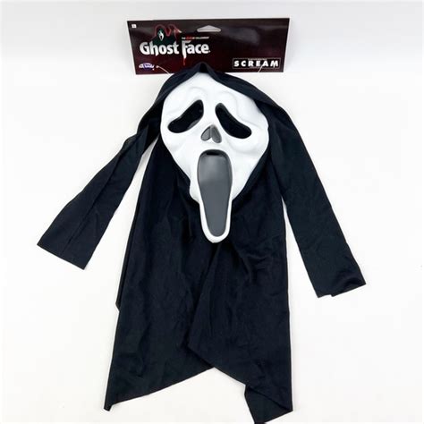 fun world | Holiday | Scream Ghost Face Adult Costume Hooded Halloween ...