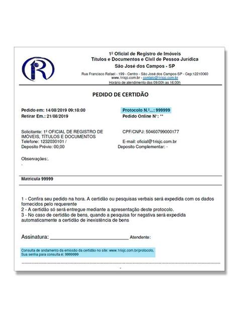 Oficial De Registro De Im Veis T Tulos E Documentos E Civil De