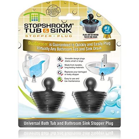 Buy Stopshroom Tub Pack Universal Stopper For Bathtub And Bathroom