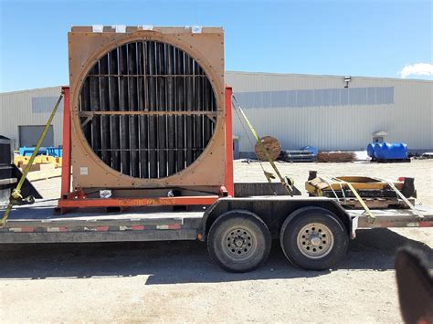 Caterpillar C Radiator Picked Up For Overhauling Motor Mission