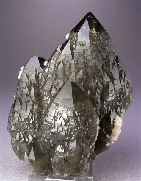 Smoky Quartz Castle Crystals With Dolomite Cavnic Romania Fine