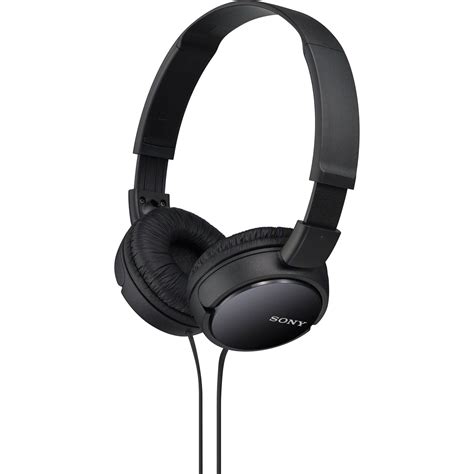 Sony MDR ZX110 On Ear Headphones Black MDRZX110 BLK B H Photo