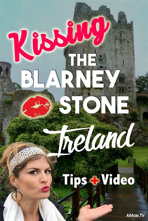 Kissing The Blarney Stone at Blarney Castle Ireland