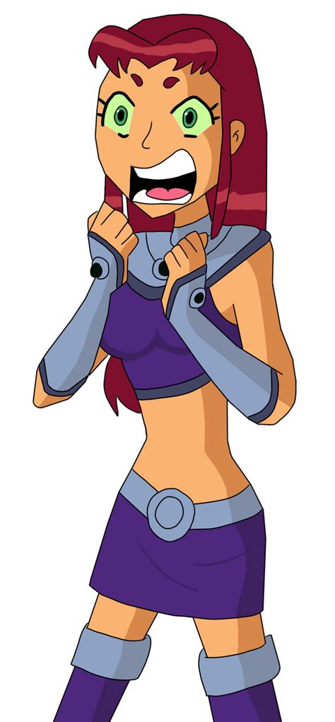 Starfire Scared Digital By Captainedwardteague On Deviantart