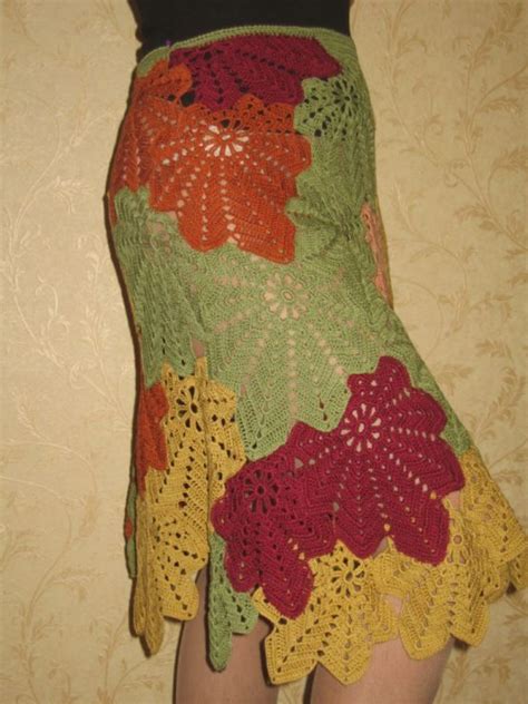 Юбка Листопад Marinchik77 Crochet Skirt Pattern Crochet Skirt Crochet