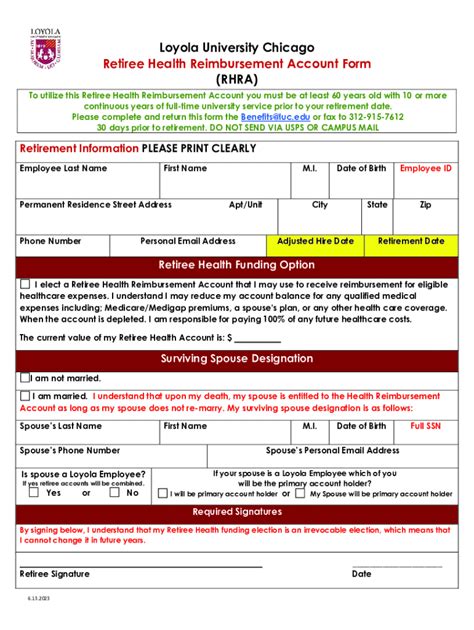 Fillable Online Health Reimbursement HRA Claim Form 2024 Fax Email