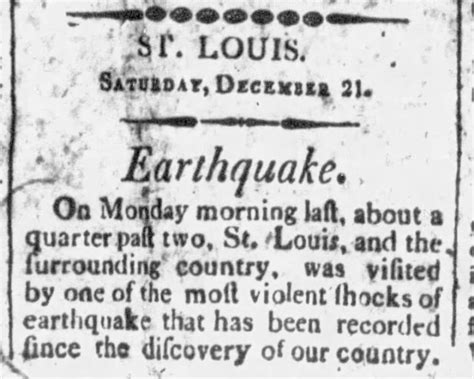 New Madrid Earthquakes Shook Early 1800s Louisiana