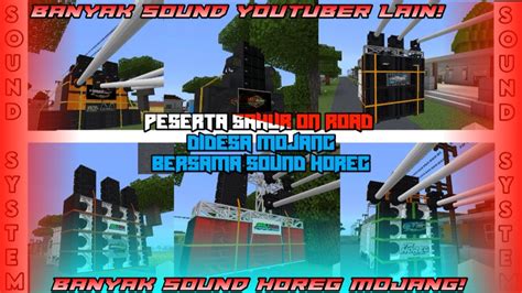 PESERTA YANG SUDAH HADIR DI ACARA SAHUR ON ROAD DI MOJANG MCPE YouTube