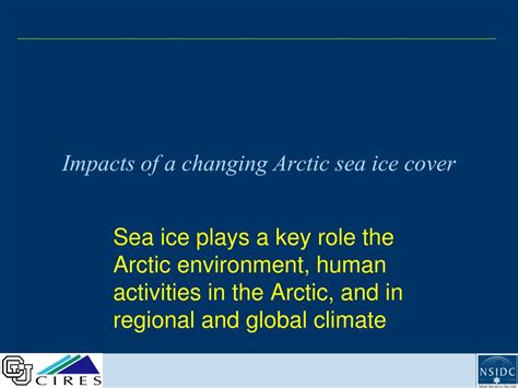 PPT - The Rapidly Changing Arctic Sea Ice: New surprises in 2012 ... 