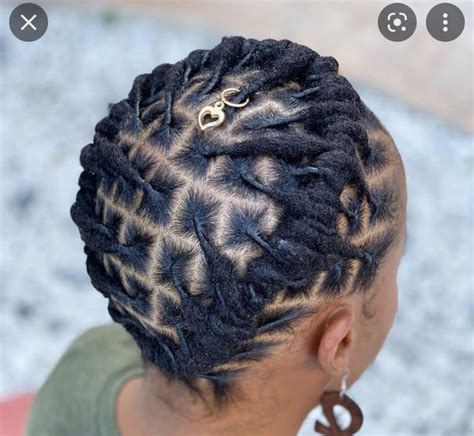 Loc Crown Short Hair In 2022 Short Dreadlocks Styles Short Locs