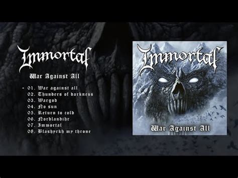 Immortal War Against All 2023 White Polar Vinyl Discogs