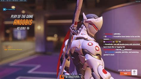 POTG FASTEST GENJI NECROS DOMINATIG AS GENJI OVERWATCH 2 SEASON 10