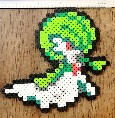 Pokemon Gardevoir Perler Bead Pixel Art Etsy