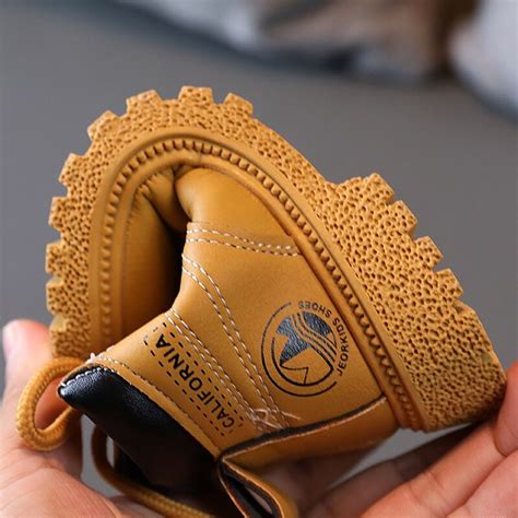 Badu.bg Детски ботуши Мартин Обувки за момчета Есен Зима Кожени детски ...