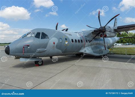 Twin-turboprop Tactical Military Transport Aircraft EADS CASA C-295M Editorial Photography ...