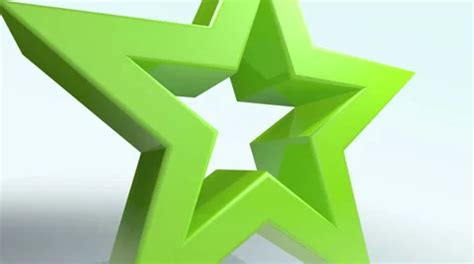 animated green star transform into the s... | Stock Video | Pond5