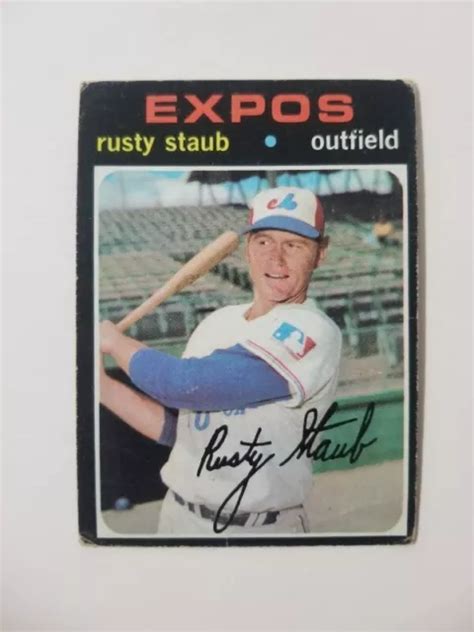 Carte Baseball Rusty Staub Topps Montr Al Expos Eur