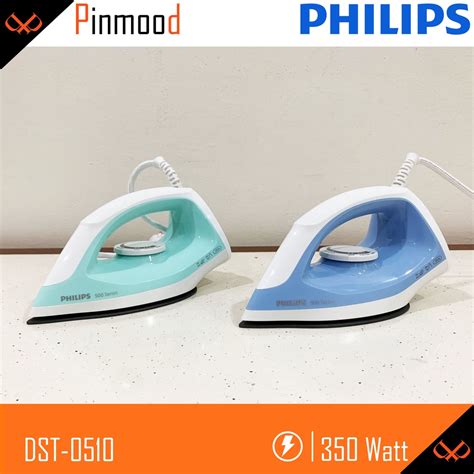 Jual PHILIPS SETRIKA LISTRIK DST 0510 350 WATT SERI 500 DRY IRON