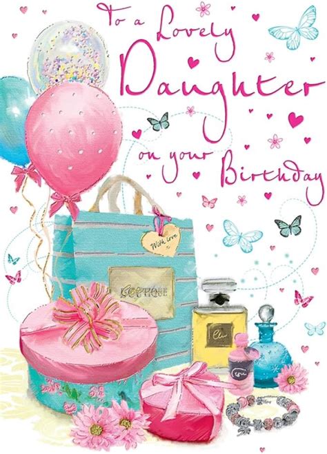 Piccadilly Greetings Birthday Card Daughter 9 X 6 Inches Regal