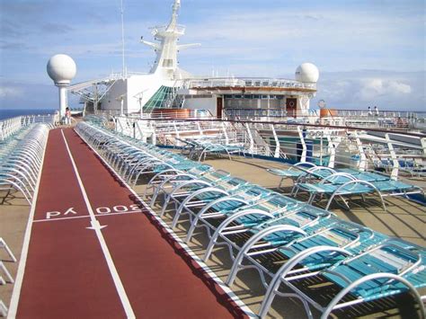 Jogging Track On Deck 12 | Royal Caribbean Explorer Of The Seas Cruise ...