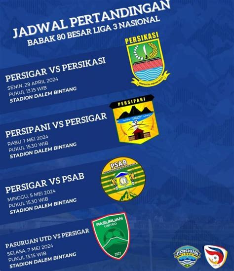 Jadwal Lengkap Persigar Garut Di Liga 3 Nasional 2023 2024 News On RCTI