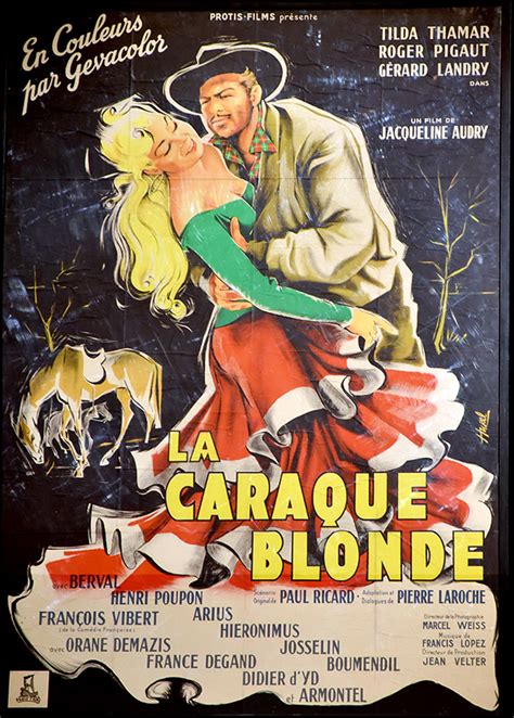 1953 Film La Caraque Blonde Bouvine Et Traditions