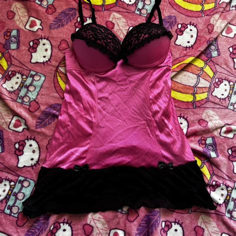 Mcbling Hot Pink Lingerie Top Dm Before Buying Cup Depop