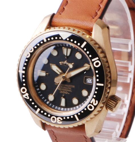 Heimdallr Sharkey Bronze Shark Master Nh Automatic Dive Watch Sbdx