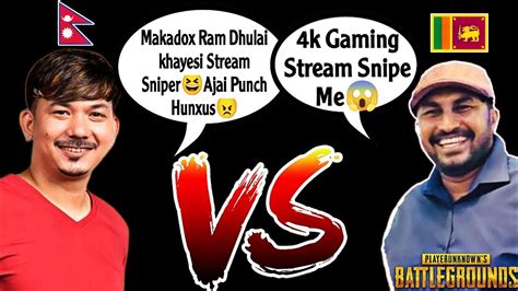 4k Gaming Nepal Vs Boogyman Srilanka Streamer 😱 Boogyman Say