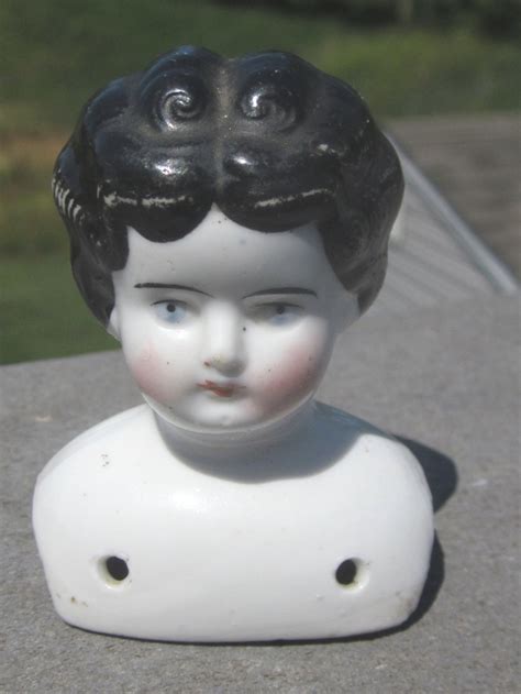 Vintage China Doll Head Hand Painted No On Back Early Etsy