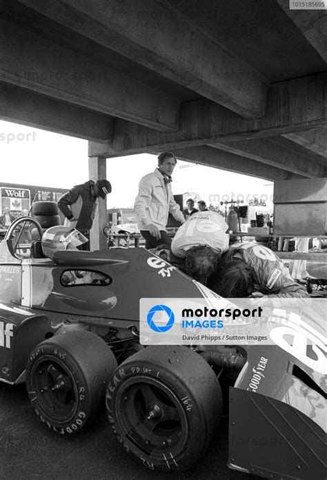 Patrick Depailler Fra Tyrrell P In The Pits Swedish Grand Prix Rd