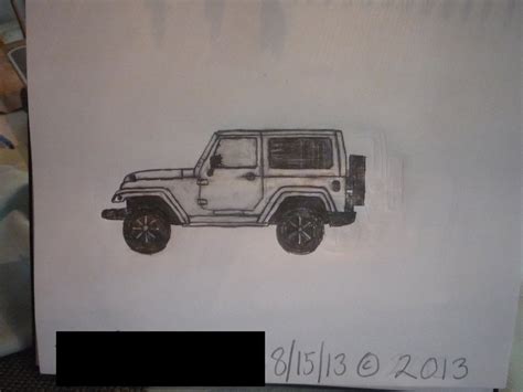 Jeep Wrangler Drawing at GetDrawings | Free download