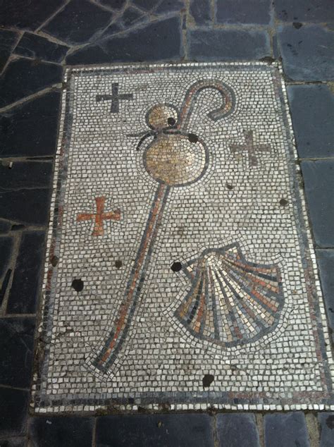 Camino De Santiagosymbols Of The Pilgrim On The Caminoa Scallop