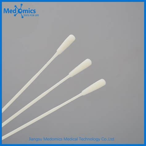 Medomics Disposable Steril Flocked Swab Throat Oral Swab Flocked Swab