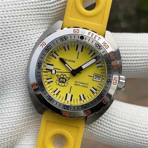 STEELDIVE-Official-SD1967-New-Colorful-Dive-Watch-200M-Waterproof-Swiss ...