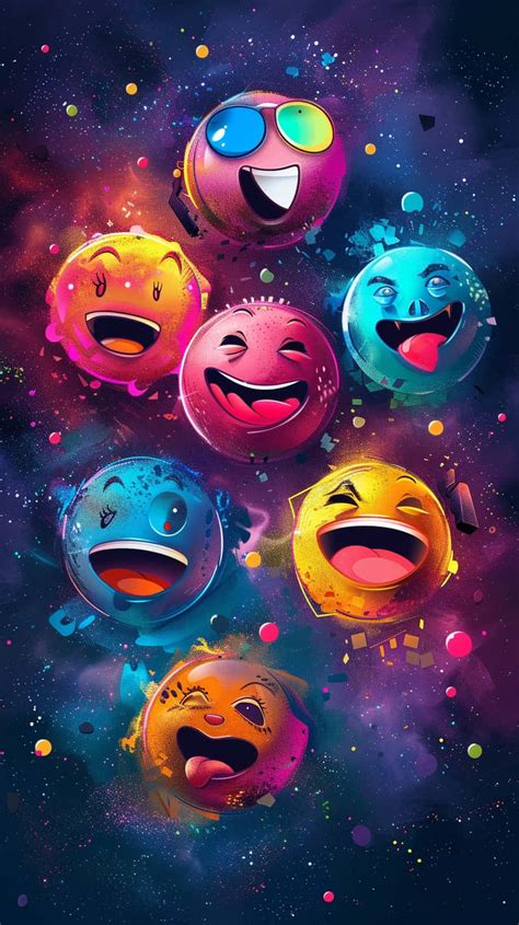 100 Galaxy Emojis Wallpapers