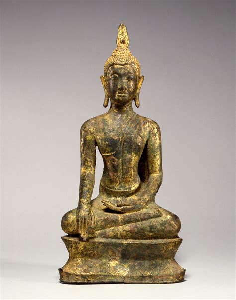 Seated Buddha In Maravijaya The Walters Art Museum